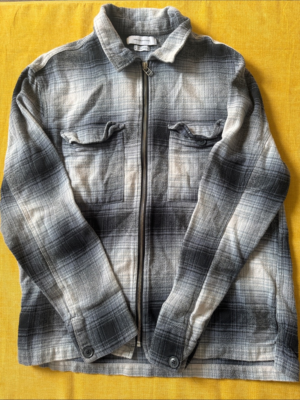 Urban Outfitters zippered flannel